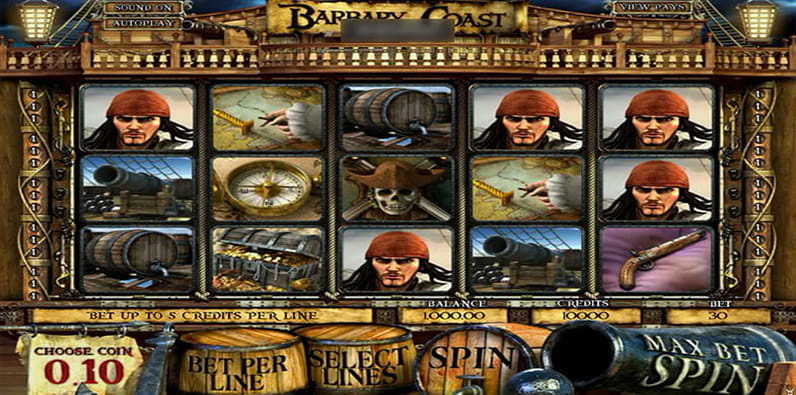 Image of Betsoft's Barbary Coast slot