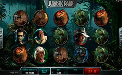 Caca-nickels Jurassic Park Microgaming Zodiac