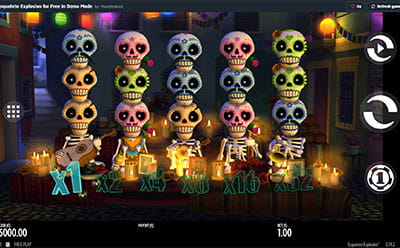 Explosive skeleton Slot at Casino Spin