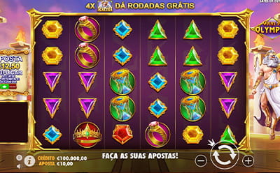 The Gates of Olympus Slot from software publisher Pragmatic Play at Ruby Fortune Casino in New Zealand