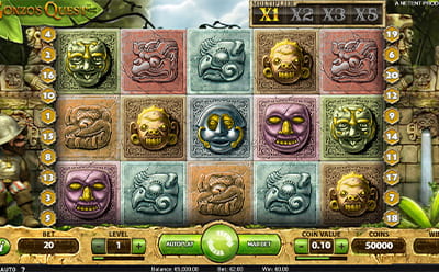 Gonzo's Quest Slot at Casino Cosmo