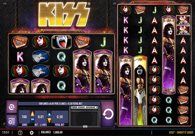 Kiss Slot: Shout It Out Loud