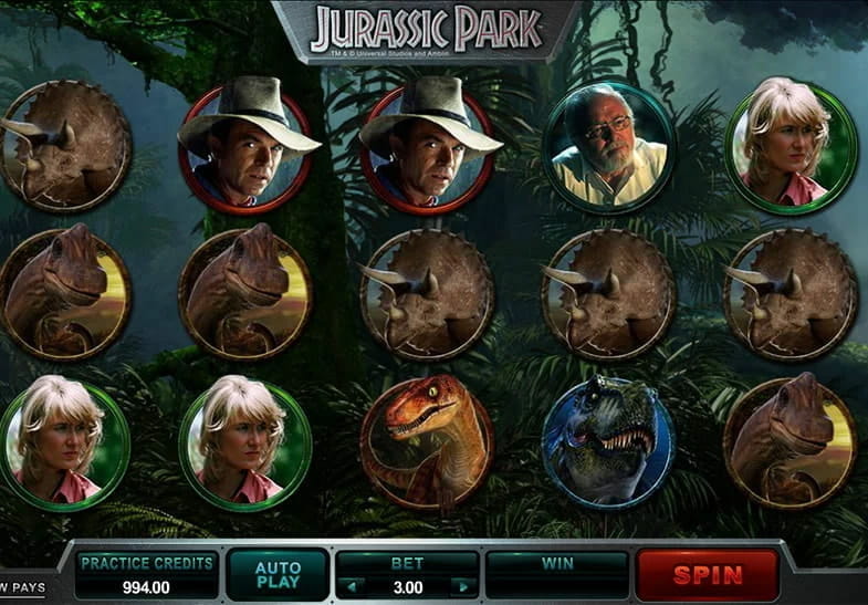 Jurassic Park slot from Microgaming
