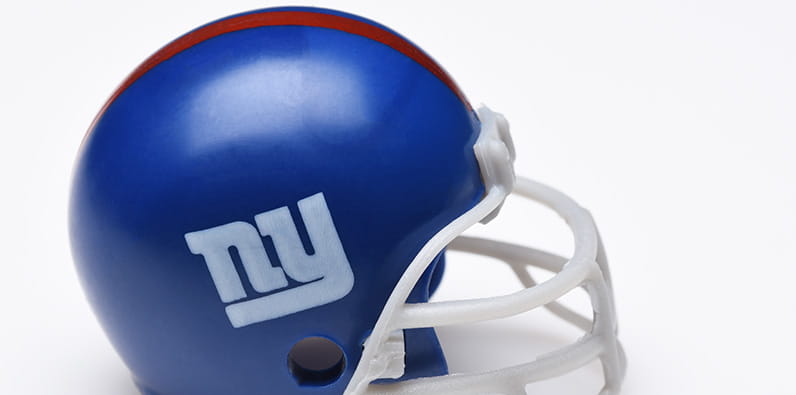 New York Giants helmet