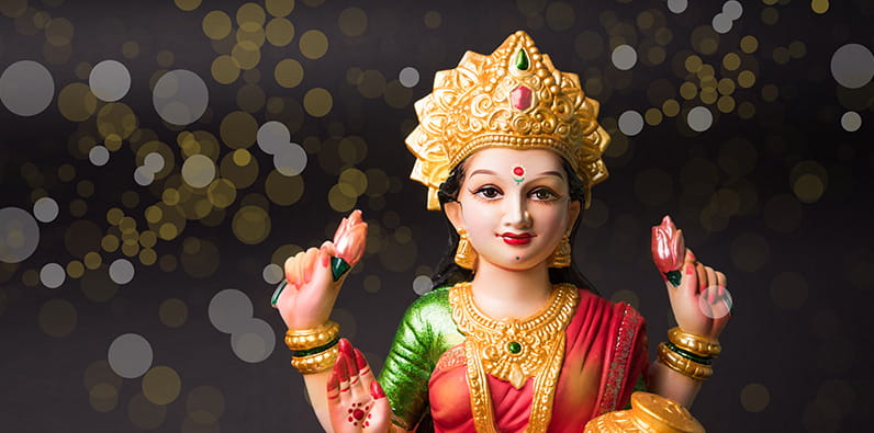 Lakshmi, Hindu goddess of Fortune