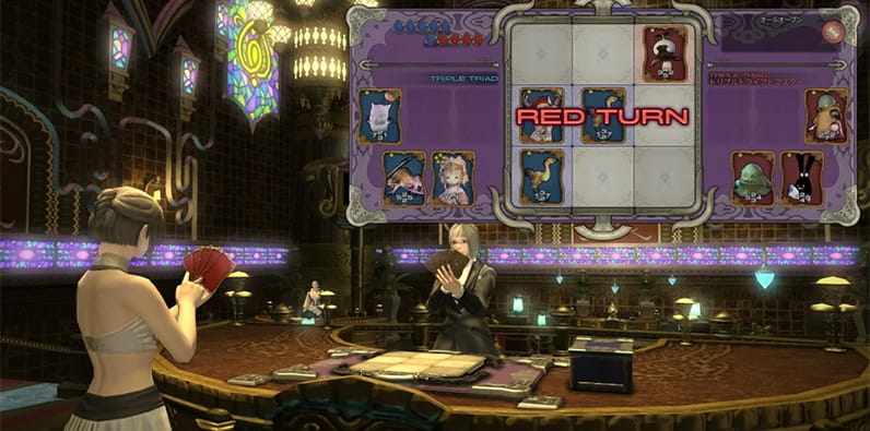 Triple Triad card game in Final Fantasy VIII