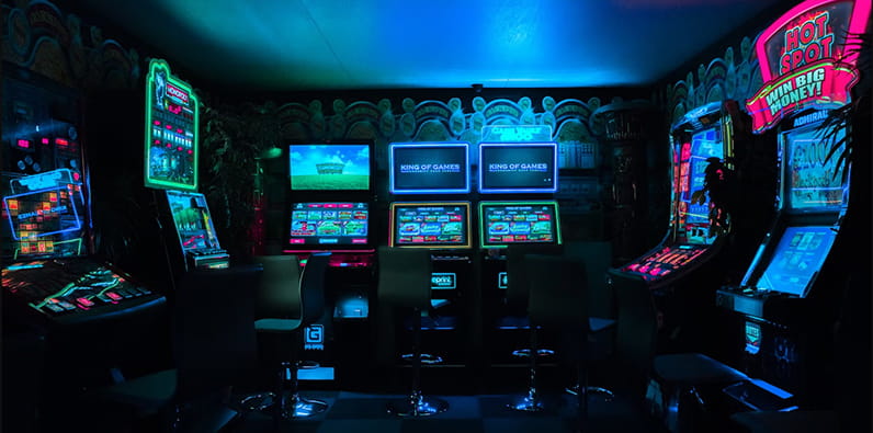 Casino games room
